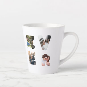 Taza De Café Latte Moderna foto personalizada 11 El mejor padre de to