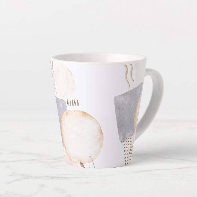 Taza De Café Latte Moderno Art Latte Mug (Ángulo derecho)