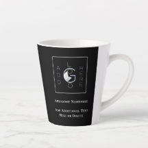 Moderno Negro Agrega tu logotipo Marketing Empresa