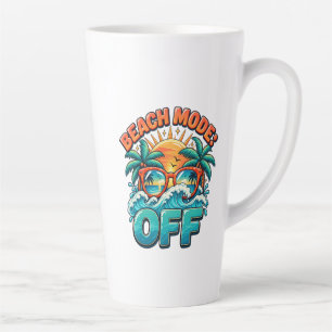 Taza De Café Latte Modo Playa : Desactivado