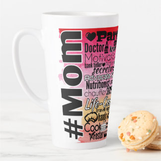 Taza De Café Latte #MOM Mug