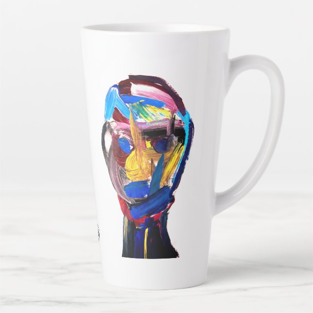 Taza De Café Latte Moma Mummy Latte Mug (Derecha)