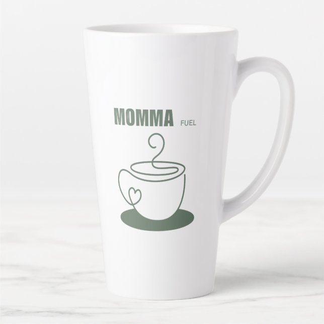 Taza De Café Latte Momma Fuel Mug (Derecha)