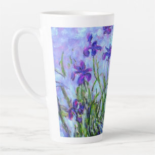 Taza De Café Latte Monet Lilac Irises