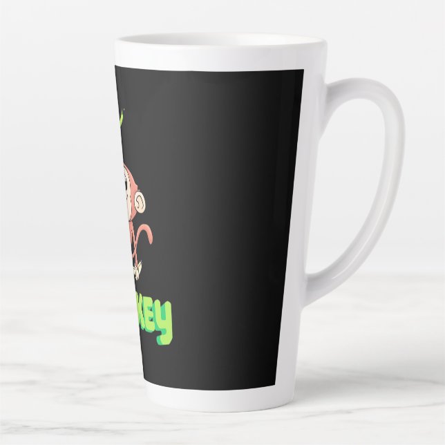 Taza De Café Latte Monkey Banana (Derecha)