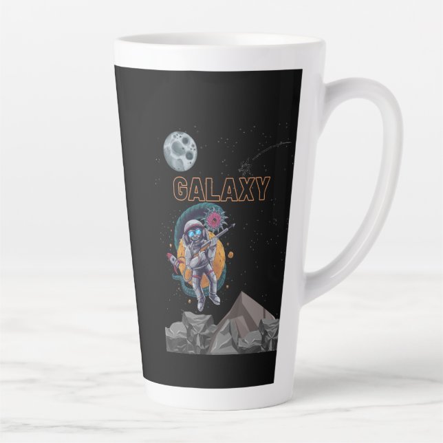Taza De Café Latte mono GALAXIA (Derecha)