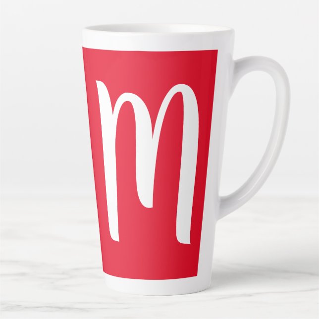 TAZA DE CAFÉ LATTE MONOGRAM BIG LATTE MUG PARA NAVIDADES (Derecha)