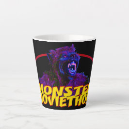 Taza De Café Latte Monster Moviethon Werewolf Frenzy Latte Mug