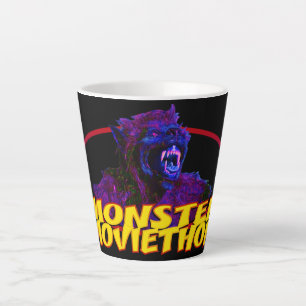 Taza De Café Latte Monster Moviethon Werewolf Frenzy Latte Mug