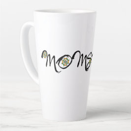 Taza De Café Latte Monstruo de mamá