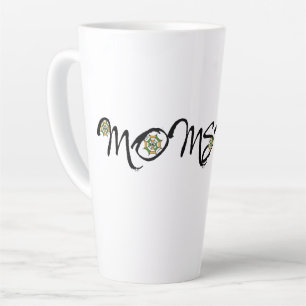 Taza De Café Latte Monstruo de mamá