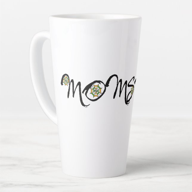 Taza De Café Latte Monstruo de mamá (Ángulo izquierdo)