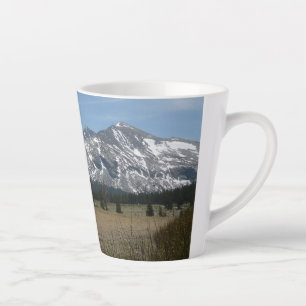 Taza De Café Latte Montañas Sierra Nevada I desde Yosemite