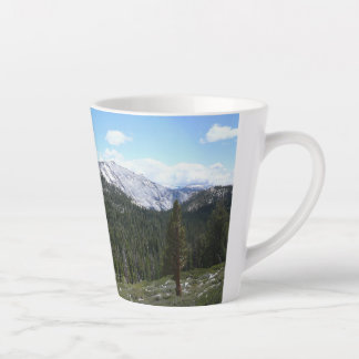 Taza De Café Latte Montañas Sierra Nevada II desde Yosemite