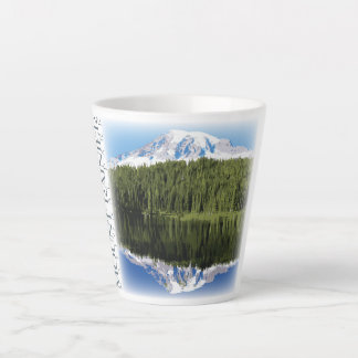 Taza De Café Latte Monte Rainier Mug, Copa del Parque Nacional