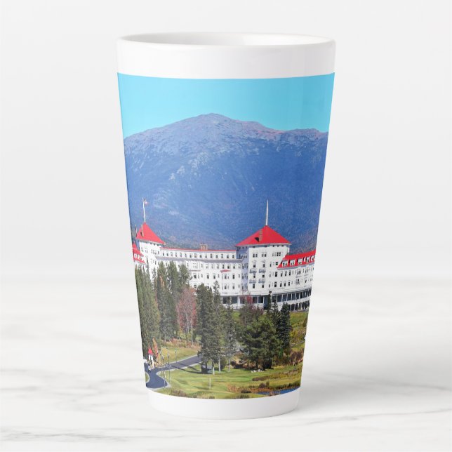 Taza De Café Latte Monte Washington Resort Latte Mug (Anverso)