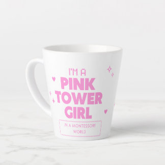 Taza De Café Latte Montessori Pink Tower Mug