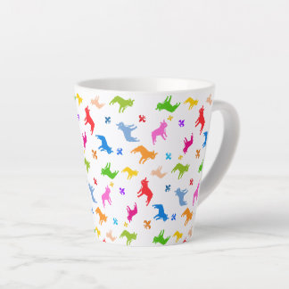 Taza De Café Latte Montones de Bulldogs Franceses