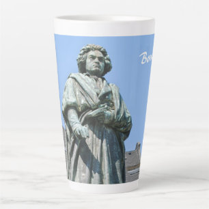 Taza De Café Latte Monumento a Ludwig van Beethoven en Bonn