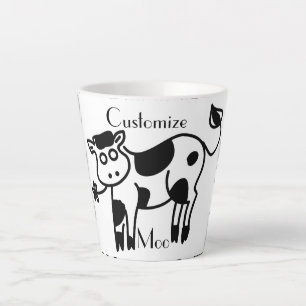 Taza De Café Latte Moo Cow Thunder_Cove