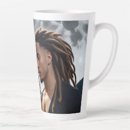 Taza De Café Latte Moonlight Couple Love Mug – Romantic Digital Art 