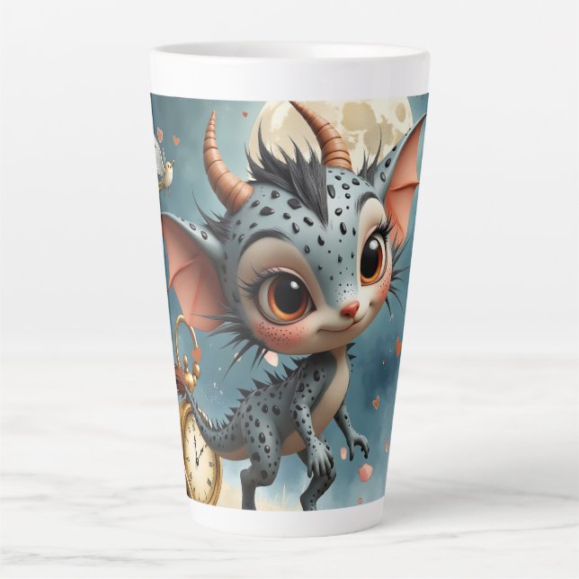 Taza De Café Latte Moonlit Creature Caelum Tickwing  (Anverso)