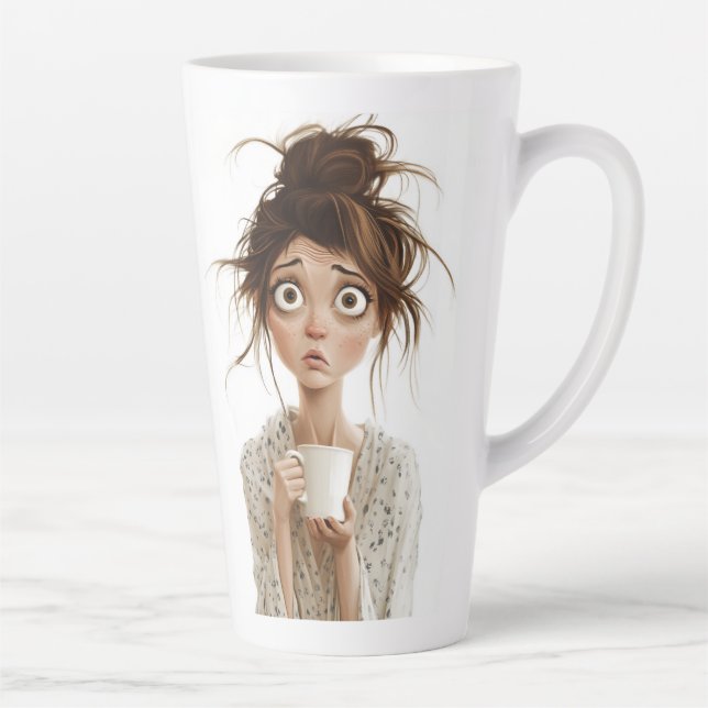 Taza De Café Latte Morning Mayhem (Derecha)