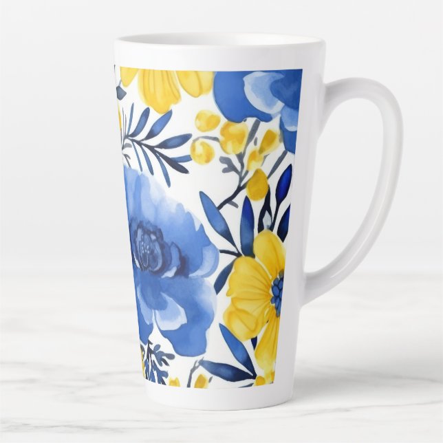 Taza De Café Latte Morning Meadow Mug (Derecha)