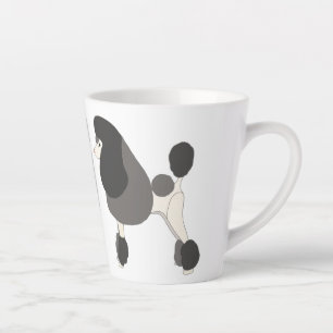 Taza De Café Latte Mostrar Caniche
