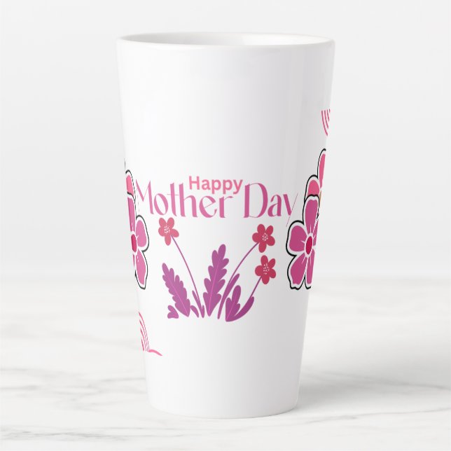 Taza De Café Latte Mother day Modern Gift pack (Anverso)