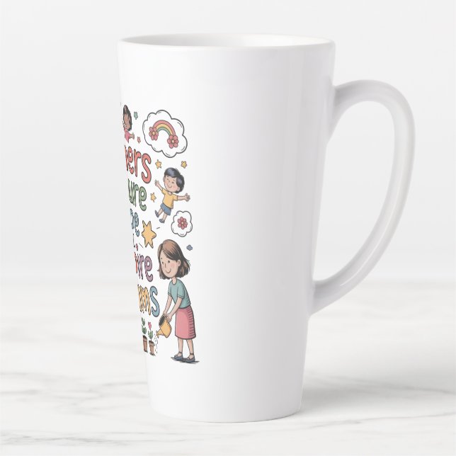 Taza De Café Latte Mothers Nurture Hope And Inspire Dreams (Derecha)