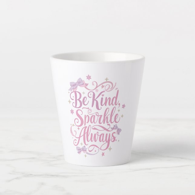 Taza De Café Latte Motivational Kindness and Saying (Anverso)