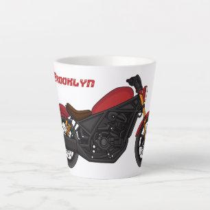 Taza De Café Latte motocicleta estilo crucero Guay
