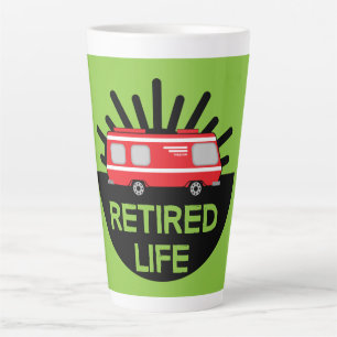 Taza De Café Latte Motorhome Camping Autopistas de camping RV Mug