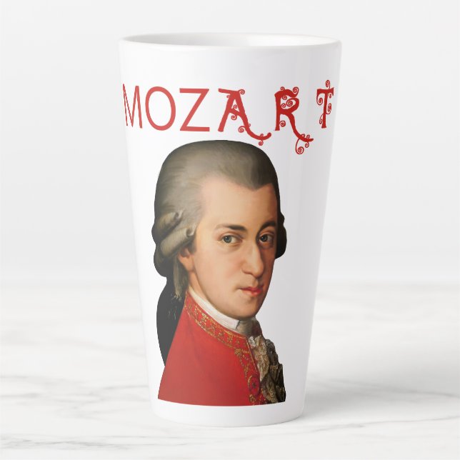 Taza De Café Latte mozART Latte (Anverso)