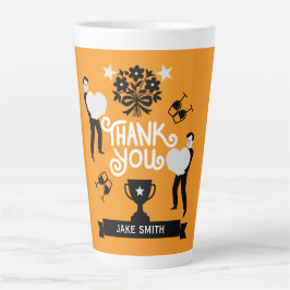 Taza De Café Latte Muchas Gracias