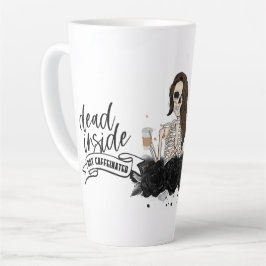 Taza De Café Latte Muerto adentro pero cafeinado