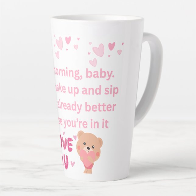 Taza De Café Latte Mug (Ángulo derecho)