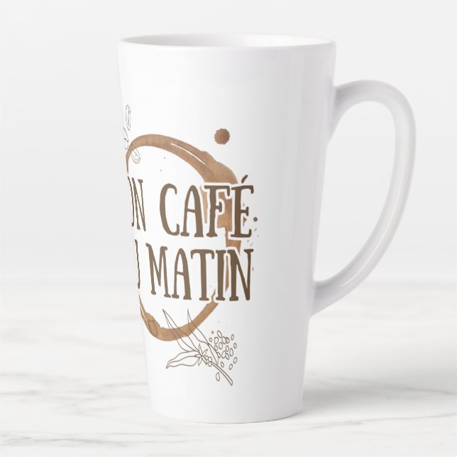 Taza De Café Latte mug (Derecha)