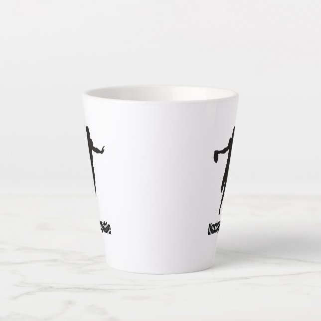 Taza De Café Latte Mug Blanca Imparable (Anverso)
