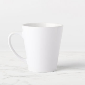 Taza De Café Latte Mug Blanco De 12 Oz Latte