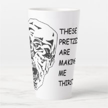 Mug. cara pretzel
