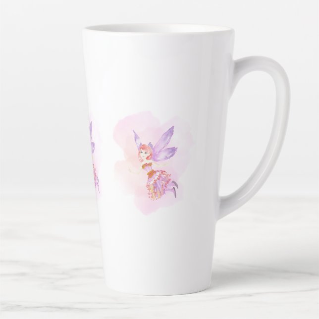 Taza De Café Latte Mug de "acuarela" (Derecha)