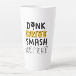 Taza De Café Latte Mug de bolas, divertida, pieza de baloncesto