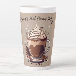 Taza De Café Latte Mug de cacao caliente personalizado