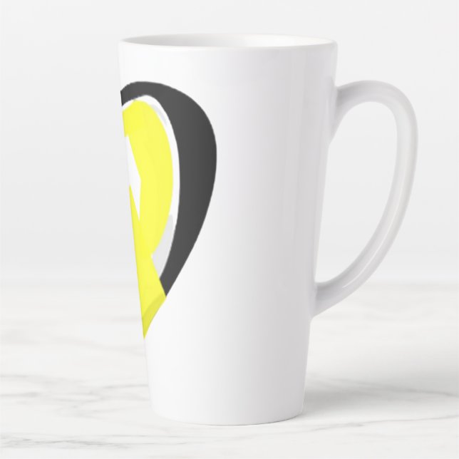 Taza De Café Latte Mug de dirección derecha (Derecha)