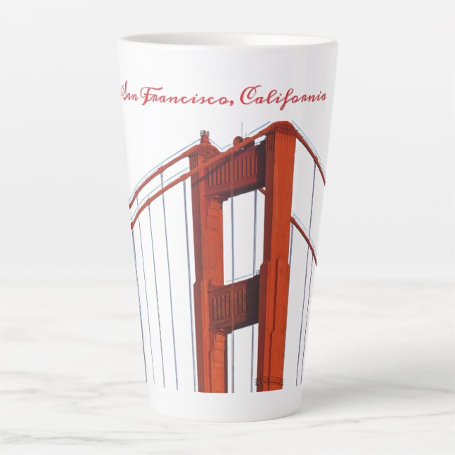 Taza De Café Latte Mug de dos tonos, 15 oz (Anverso)