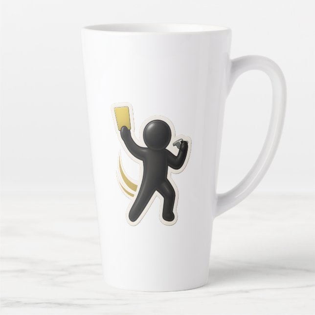 Taza De Café Latte Mug de fútbol (Derecha)