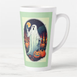 Taza De Café Latte Mug de Halloween de bruja