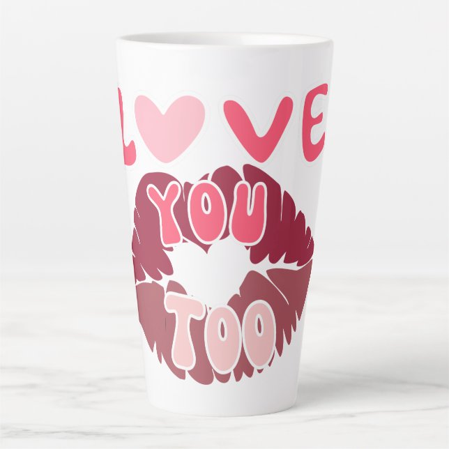 Taza De Café Latte Mug de la colección de bodas elegantes (Anverso)